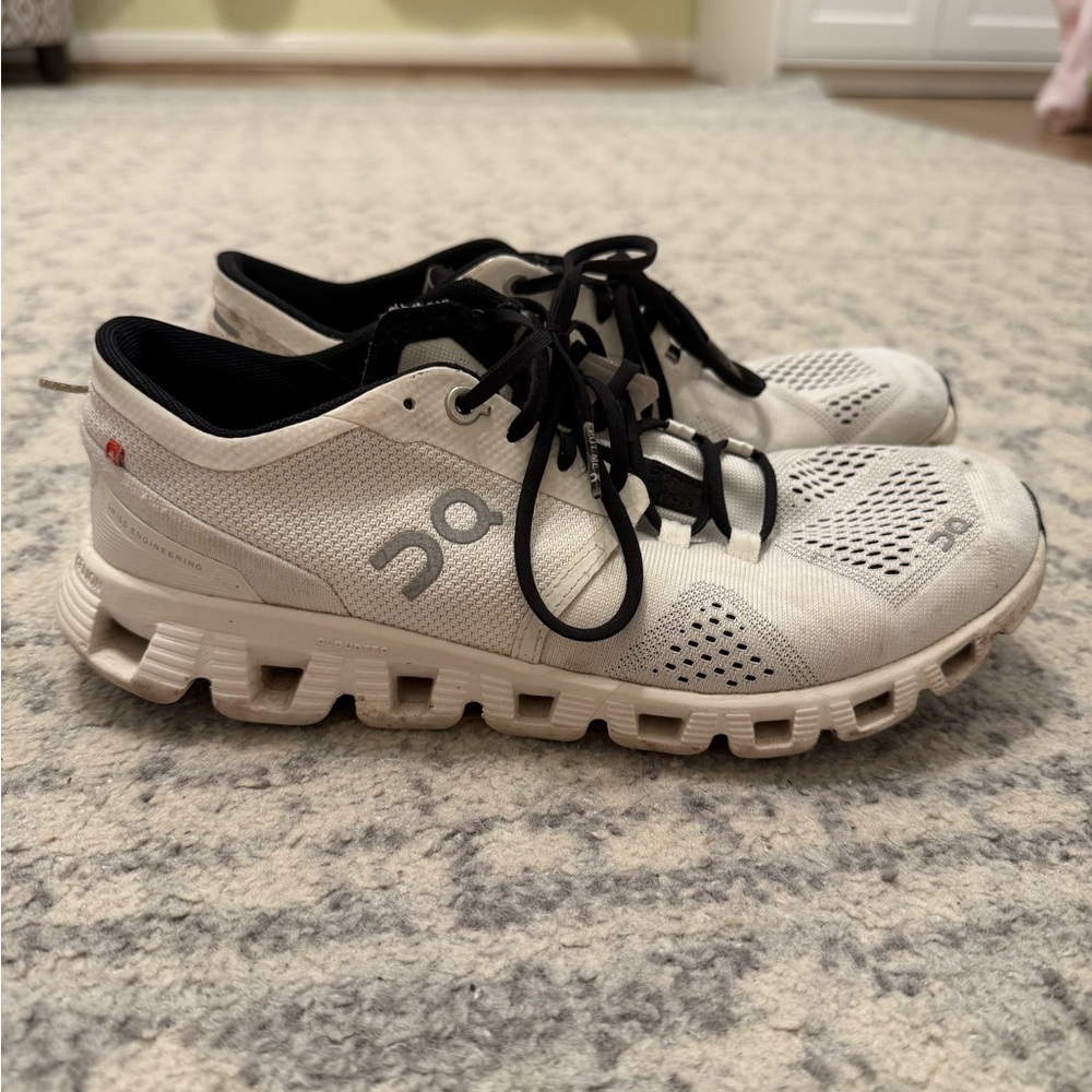 On Running White Athletic Shoes